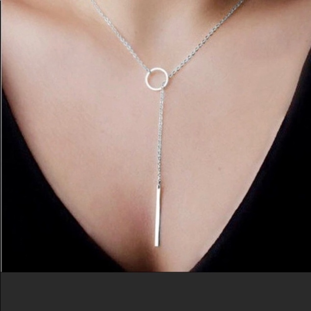 Adjustable lariat necklace, no clasp NWOT